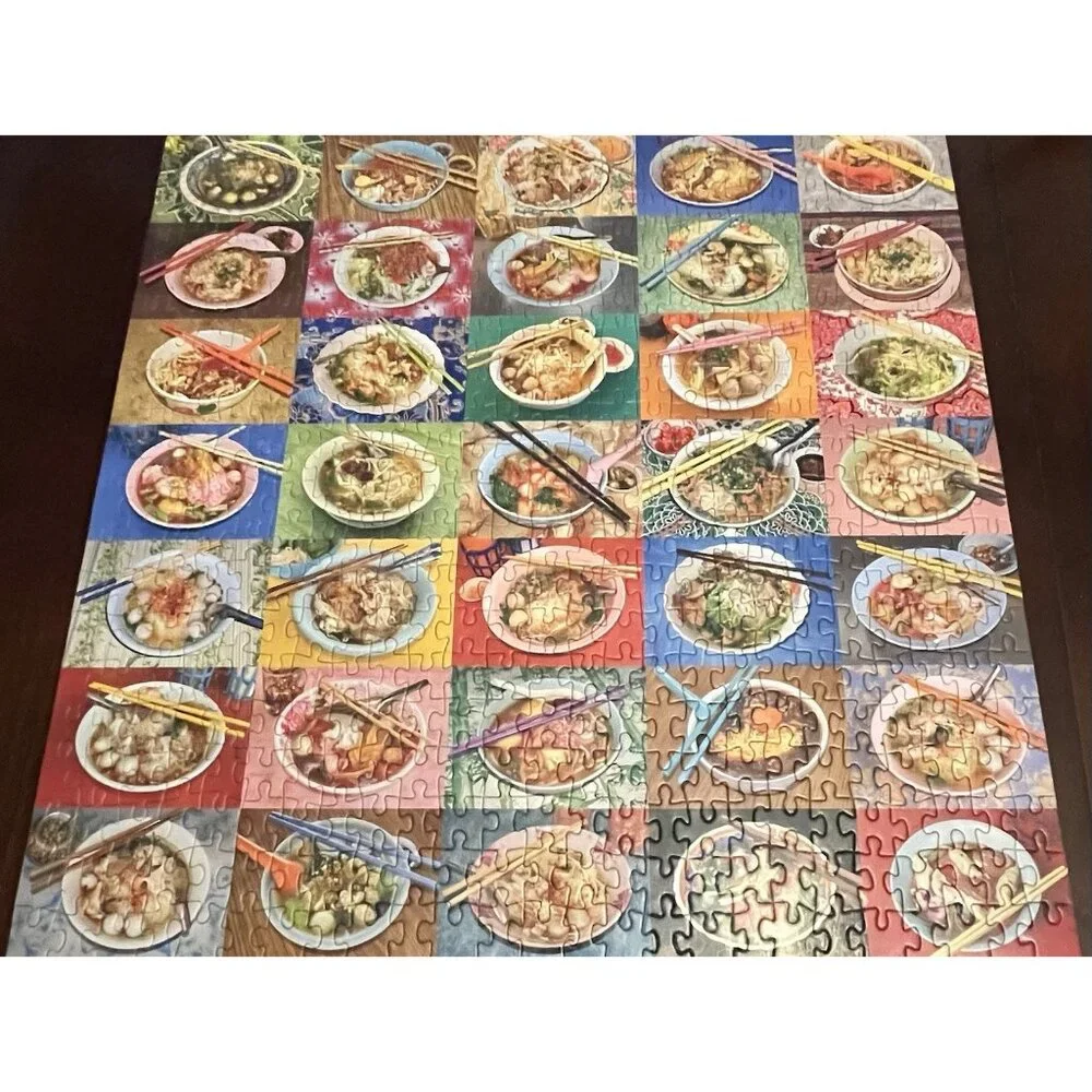 Galison Noodles For Lunch COMPLETE 500 Piece Puzzle 20